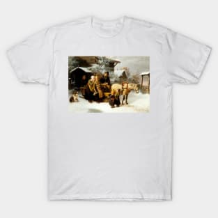 Leaving Home (Dalecarlian Scene) by Bengt Nordenberg T-Shirt